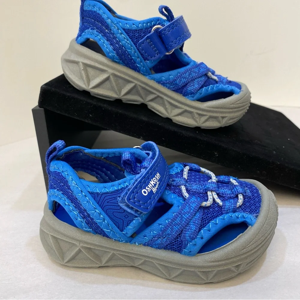 OshKosh B’gosh Washable Sport Sandals Blue Toddler Boys 5M